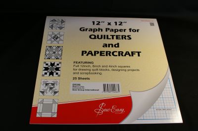 12in x 12in GRAPH PAPER FOR QUILTERS
